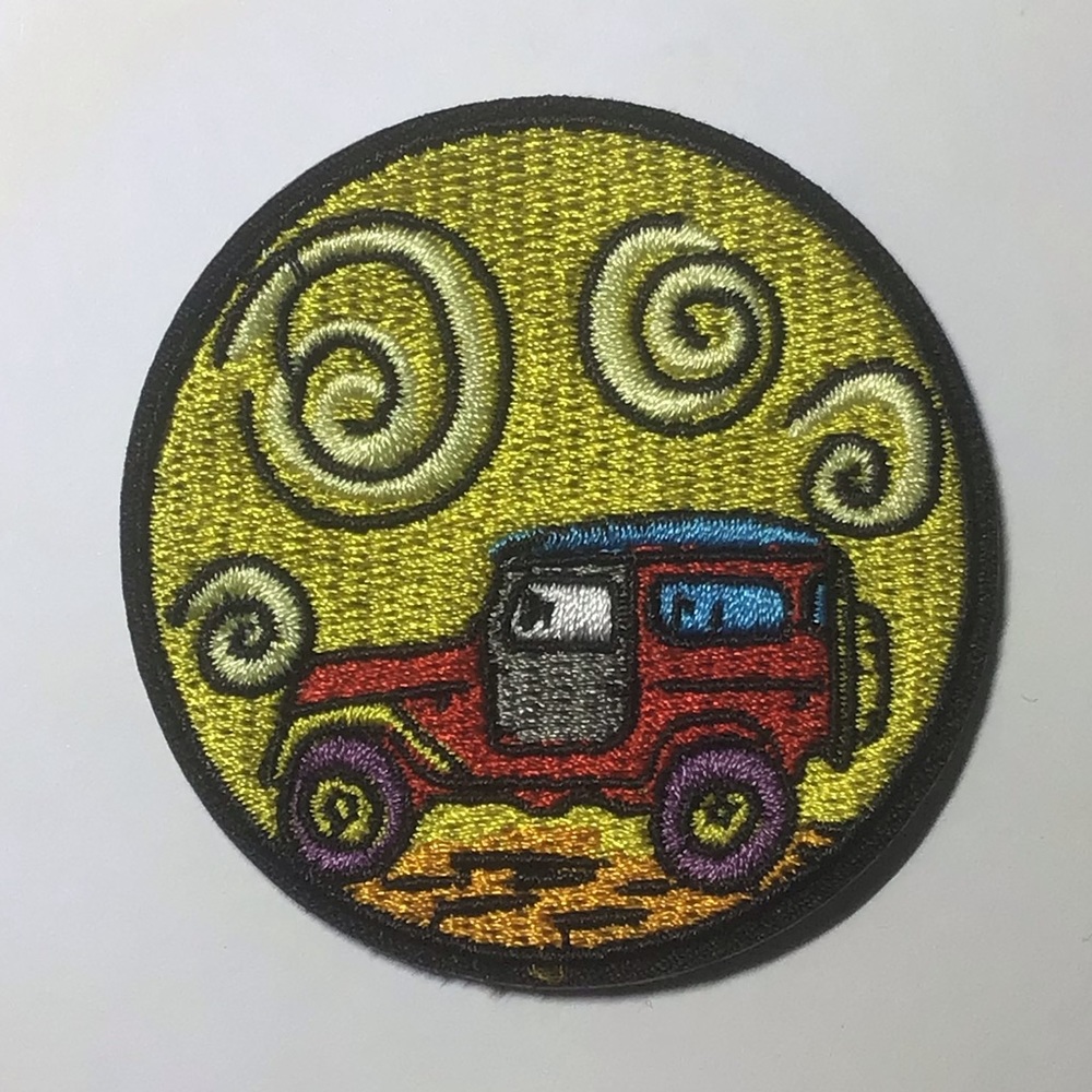 JEEP OFF ROADING 4x4 VEHICLE EMBROIDERED IRON ON PATCH nature Outdoors Camping